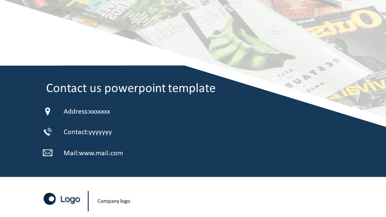 contact us powerpoint template